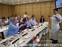 Demonstration by chef Shimomura